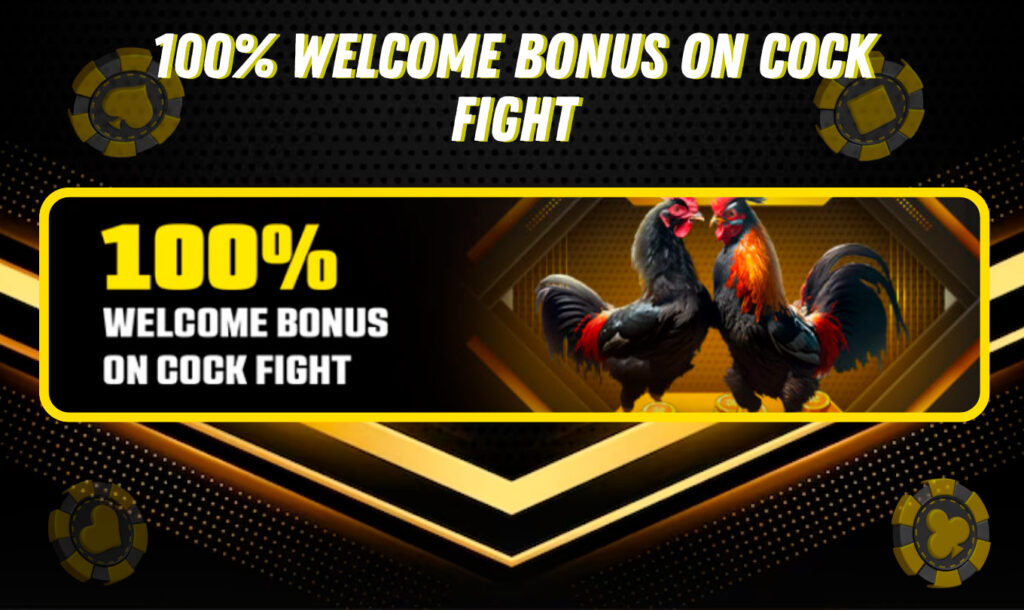 Bonus Betvisa - 100% Welcome Bonus on Cock Fight