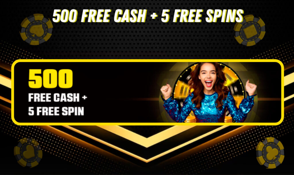 Bonus Betvisa - 500 Free Cash + 5 Free Spins